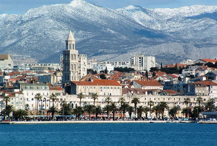 Split waterfront and Diocletian