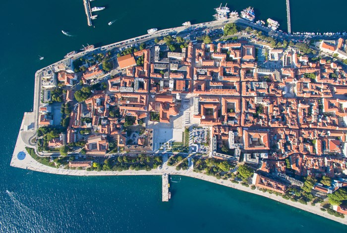 The old city of Zadar