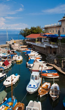 Lovran boats harbour