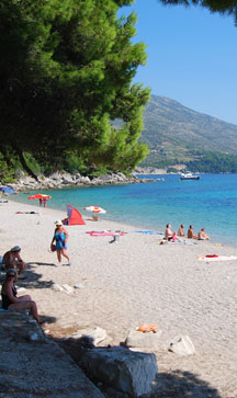 Orebic beach