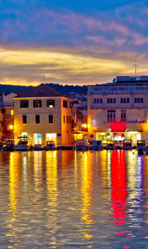 Vodice evening lights