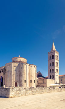 Zadar panorama view
