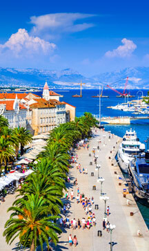 Trogir promenade