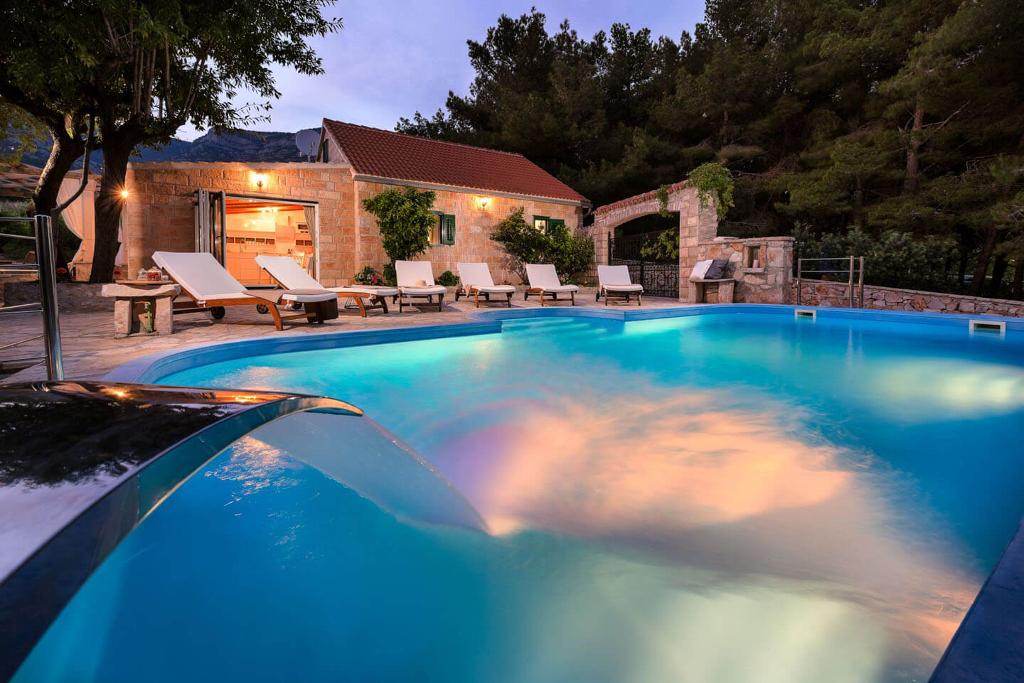 Villa Goldie near Bol, Brac Island