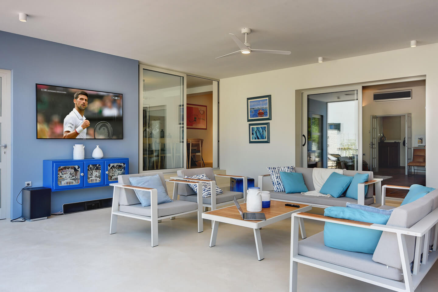 Open air living room