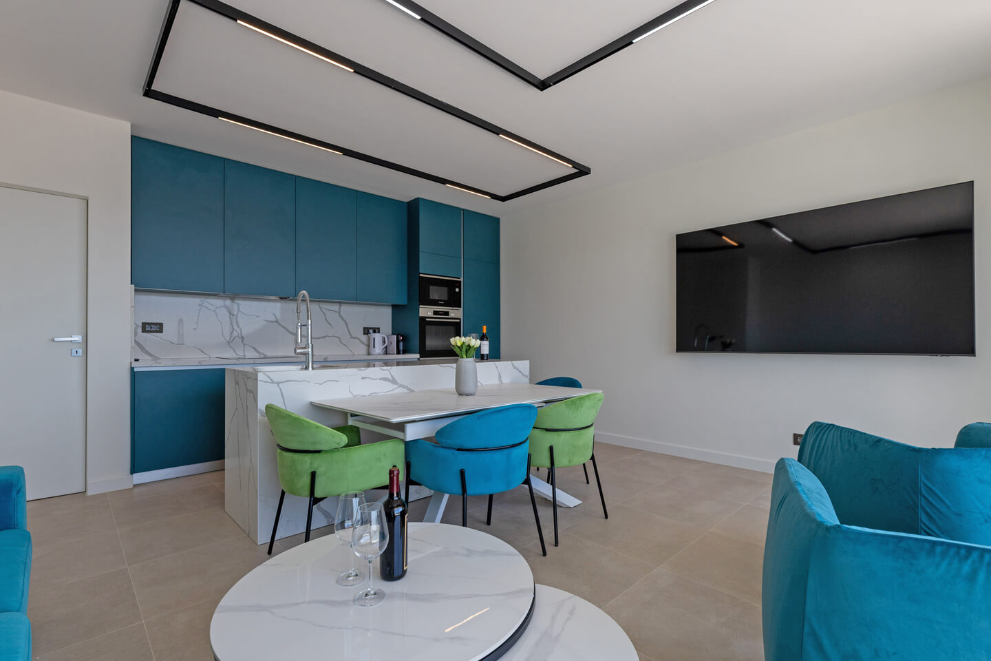 First floor open plan living