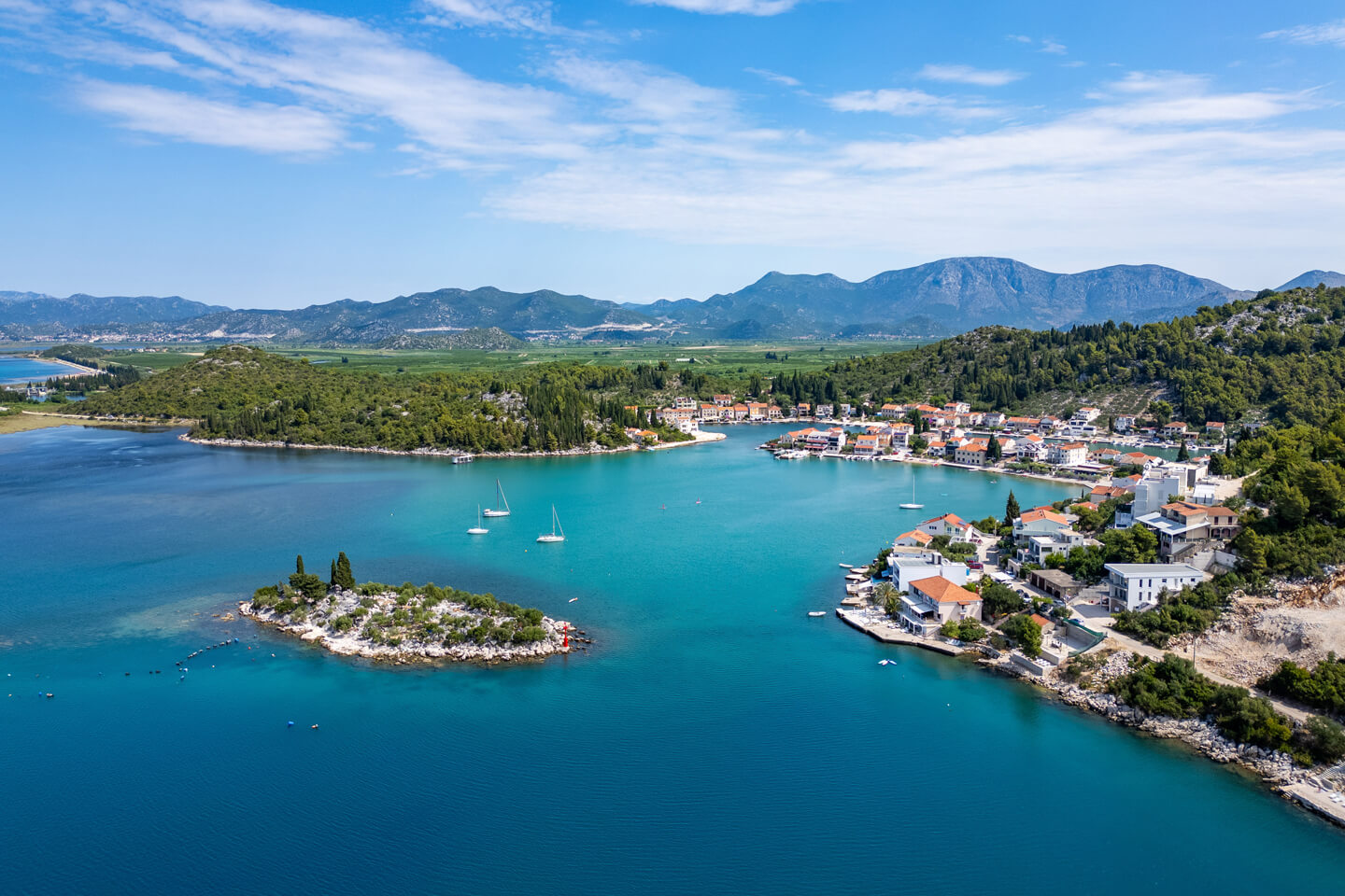 Local bay and Blace village