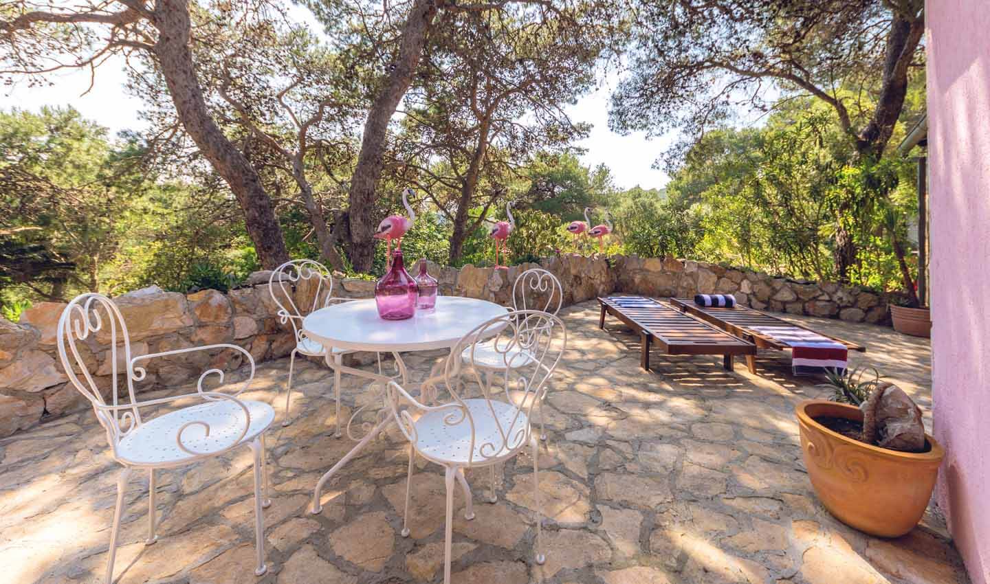 Dining area outdoors