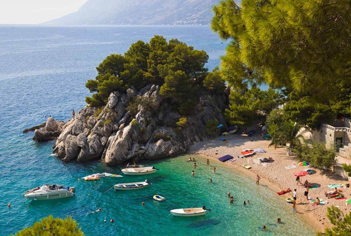Brela beach