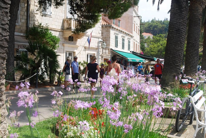 Delightful harbour front walkway