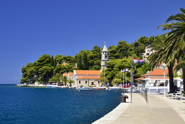 Cavtat harbour front 