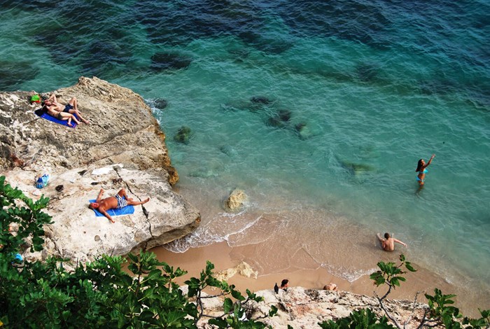 Dubrovnik town beach