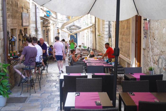 A typical alley way in the Old Town