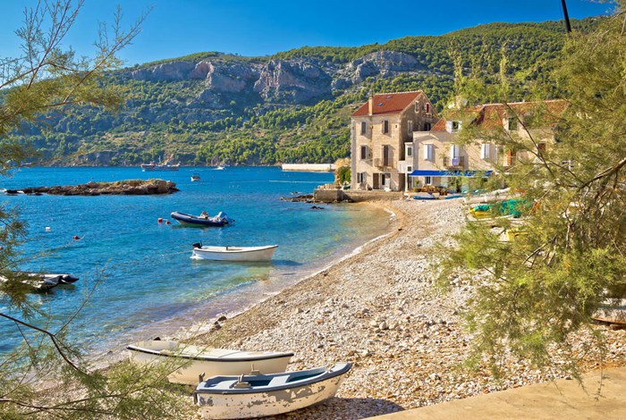 Komiza beach