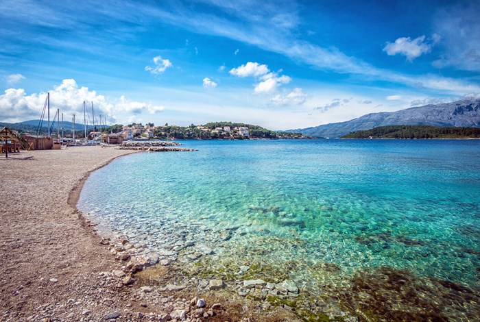 Beach in Lumbarda