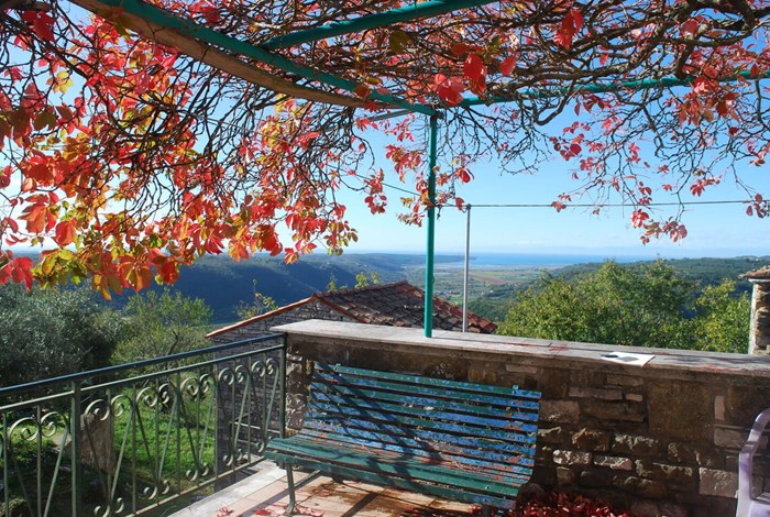 View from a terrace in Merisce