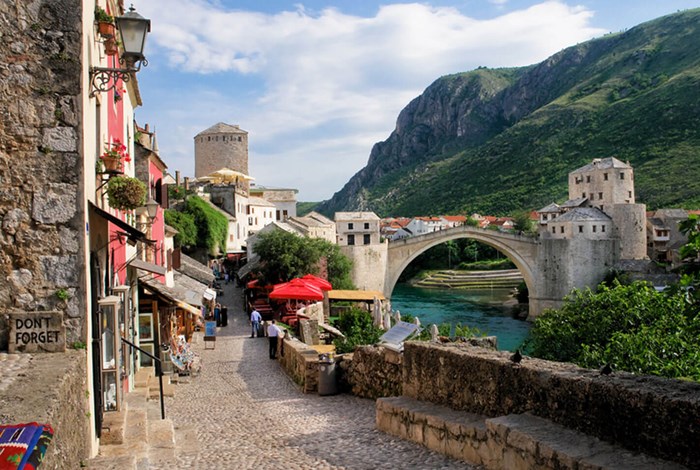 Mostar - inland from the Delta