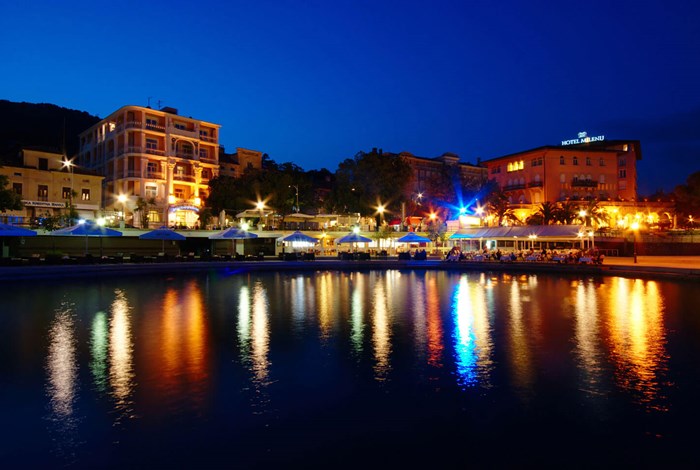 Opatija evening lights