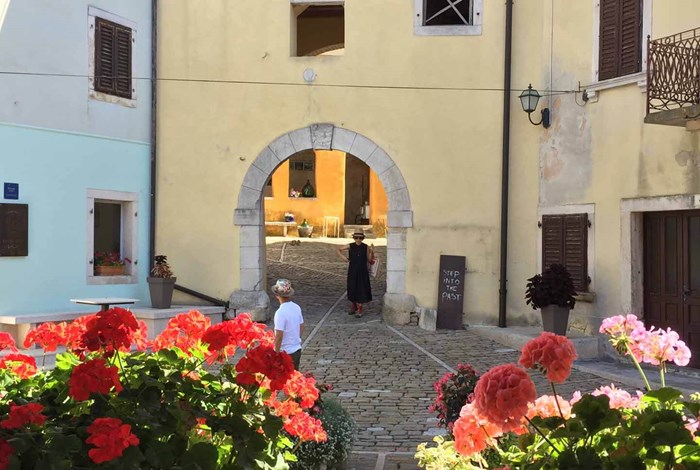Entrance to the town