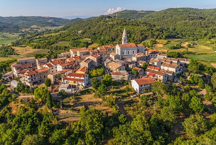 Hilltop village near Pazin