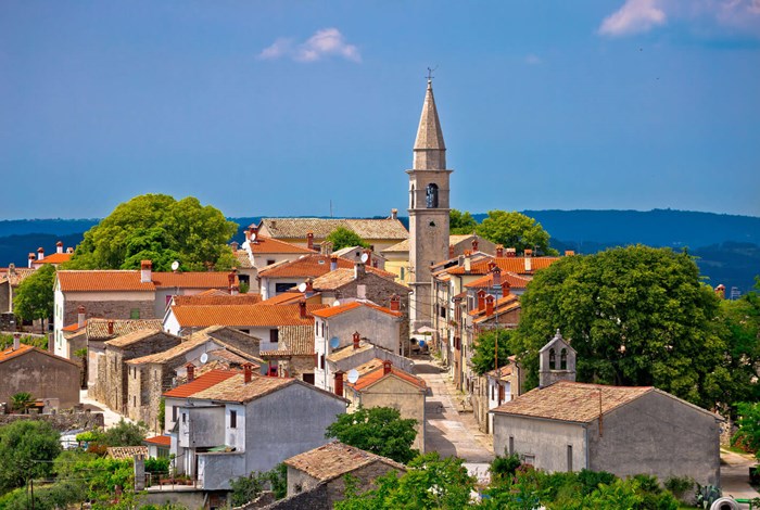 Hilltop town near Pazin 