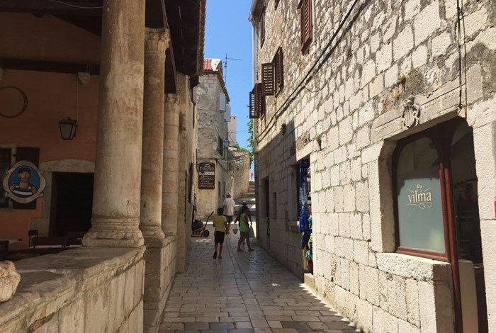 Alleyway in Rab town
