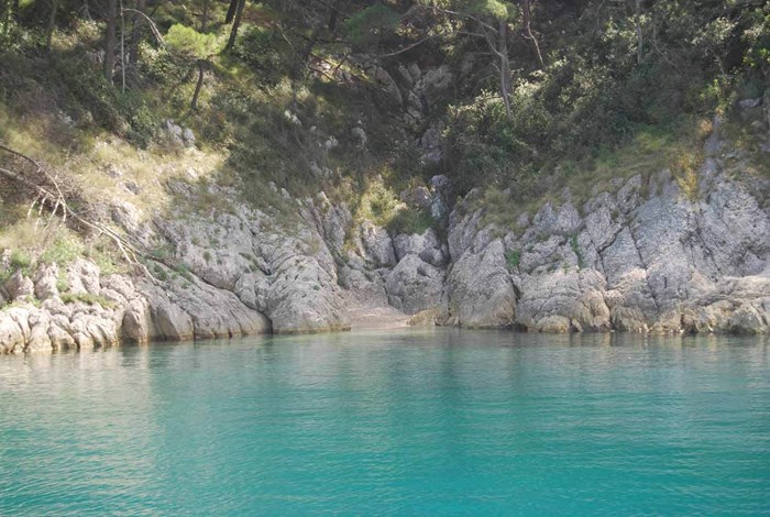 A peaceful cove near Rabac