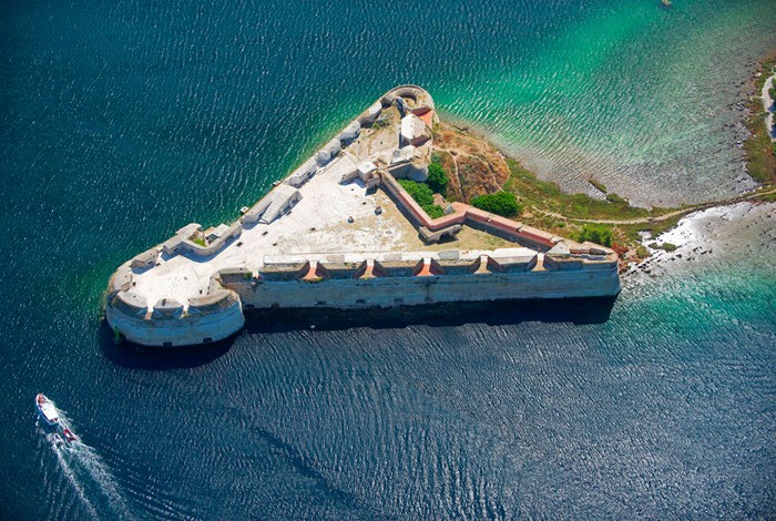 Fort in Sibenik bay