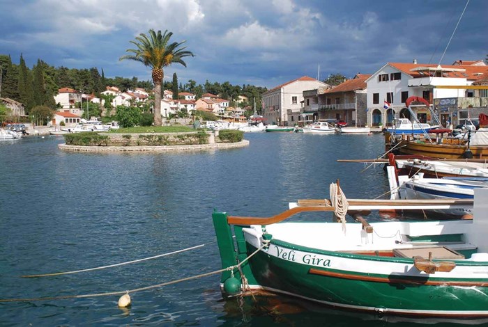 Sheltered harbour of Stari Grad