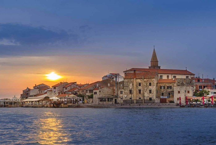Sunset over Umag