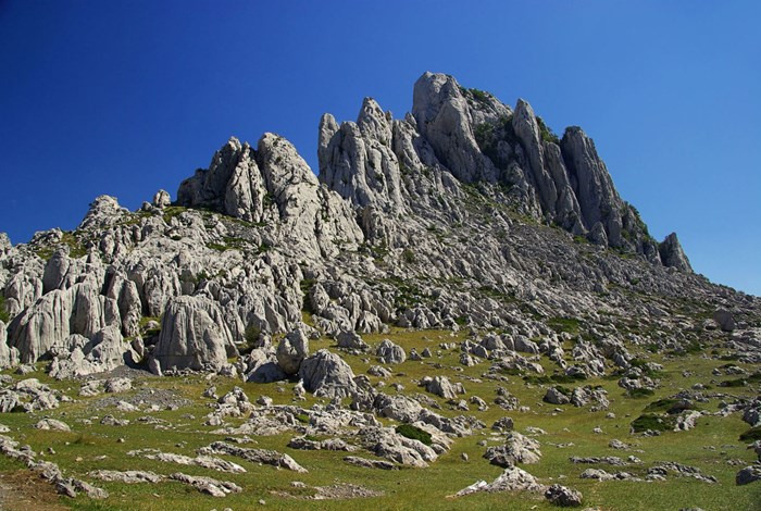 The Velebit mountain range