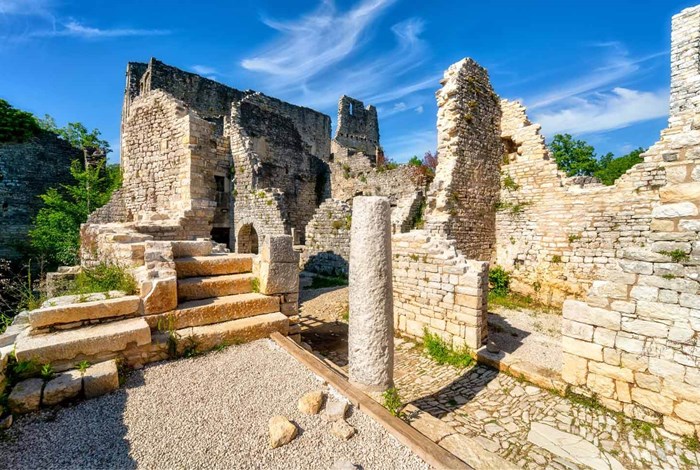 Medieval ruined town of Dvigrad