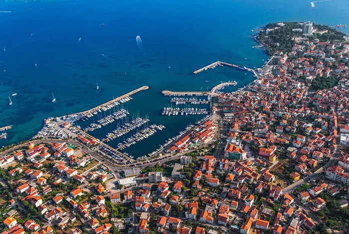 Vodice aerial view