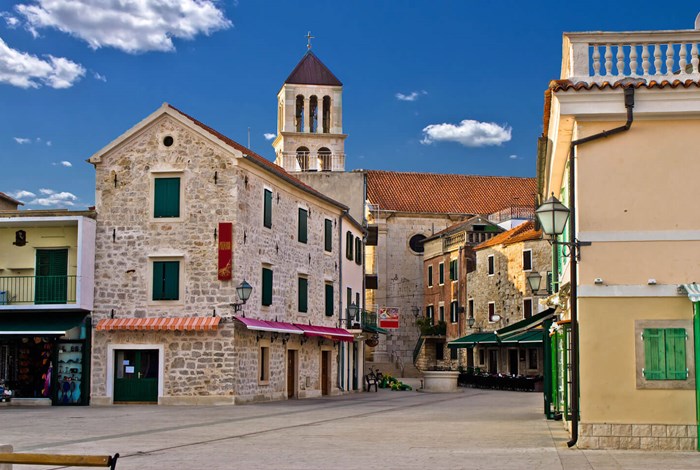 Vodice old town centre