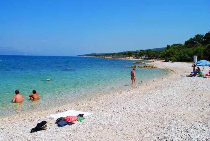 Beach on Brac island