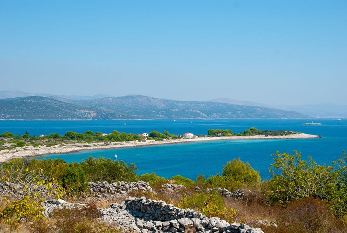 Beautiful bay on Drvenik Mali