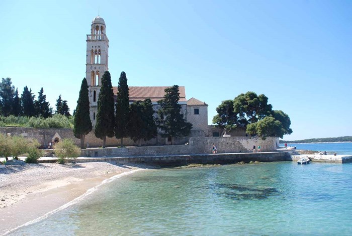 Beach in Hvar town