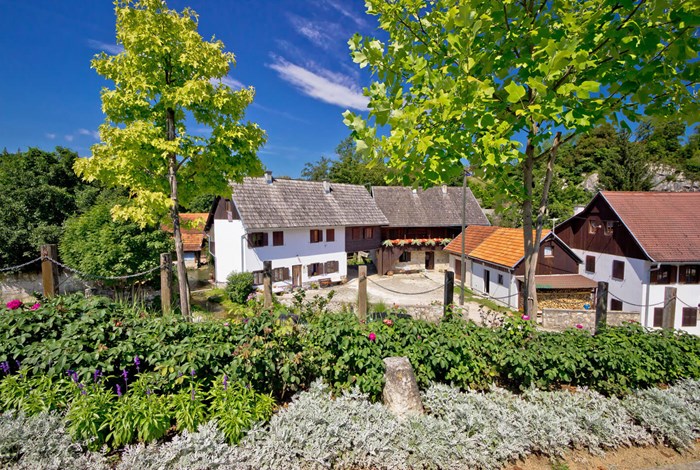 Charming riverside village of Rastoke