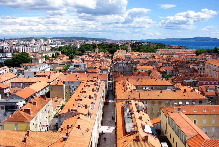 Zadar aerial view (photo: Zadar Tourist Office)