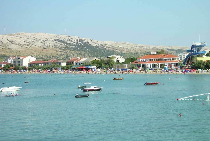 Pag beach scene