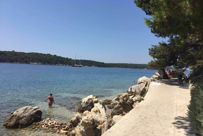 Rab island swimming