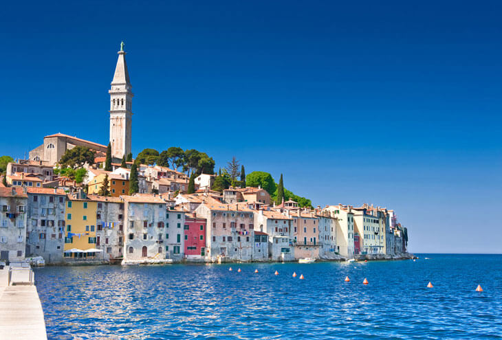 The famous Istrian town of Rovinj