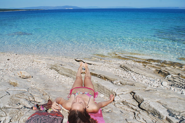 Gorgeous sea for swimming near Pula