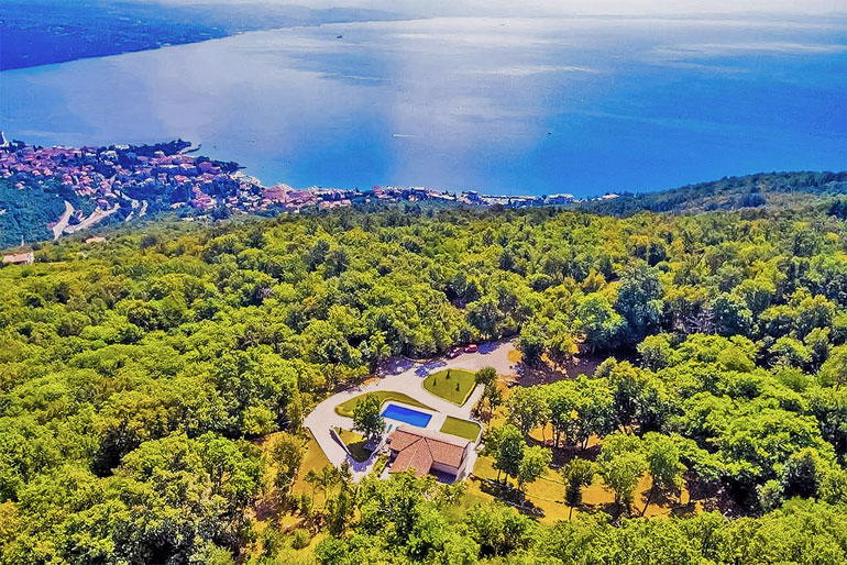 Secluded villa near Opatija