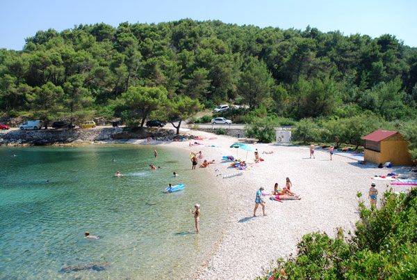 A beach on Brac island