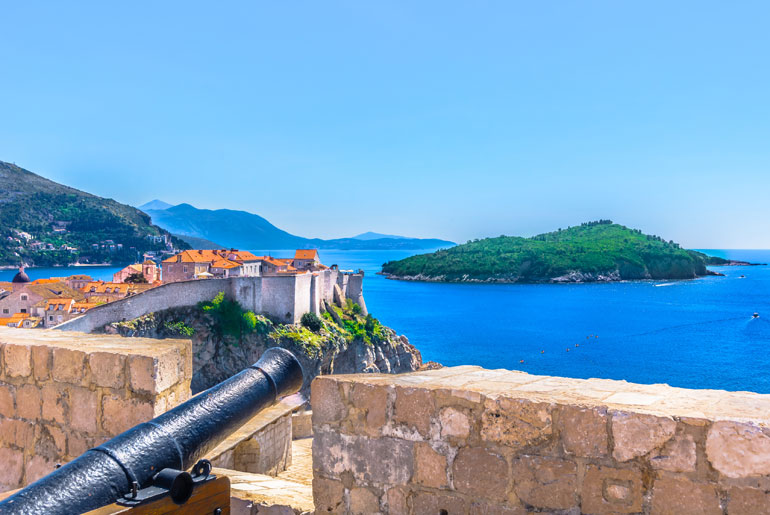 View from Lovrijenac Fortress