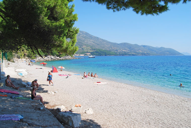 Orebic beach