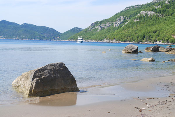 perfect sand at the secret beach