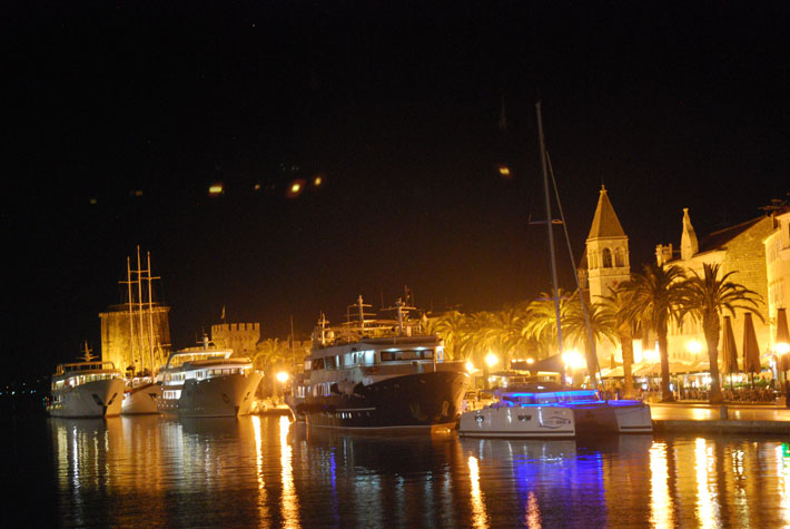 Trogir at night